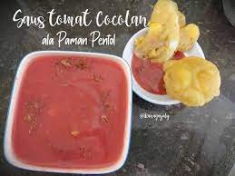 Resep Saus Tomat Cocolan Ala Paman Pentol Oleh Diana Az Recipe Saus Tomat Makanan Jalanan Saus