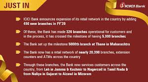 Welcome to icici bank hong kong branch. Icici Bank A Twitter Justin Icicibank Announces Expansion Of Its Retail Network In The Country By Adding 450 New Branches In Fy 20 Hartaraficici Https T Co R2zlkwgqhj