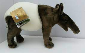 Hansa Portraits Of Nature Asian Tapir Plush Animal Toy 5112 Pet Toys Animal Plush Toys Tapir