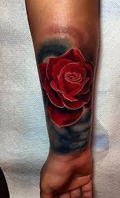 Dark Red Flower Tattoo Wrist Rose Tattoos On Wrist Red Flower Tattoos Wrist Tattoo Cover Up