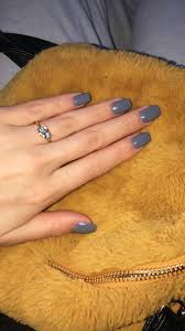 Neutral colors can be ivory, taupe, black, grey, and even white, just like this soft gel manicure. Pin By Ashley Gray On My Style Grey Acrylic Nails Dark Grey Nails Gray Nails