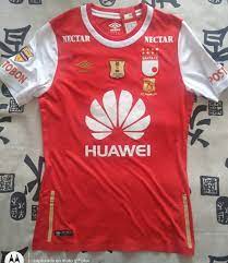 Check spelling or type a new query. Independiente Santa Fe Home Camisa De Futebol 2016 Sponsored By Huawei