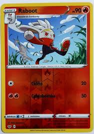Pokemon Raboot 033 202 Non Comune Reverse Holo Spada E Scudo Ebay Pokemon Scudo Spada
