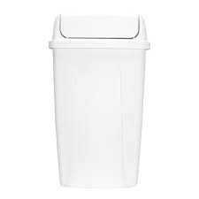 Plastic Swing Top Kitchen Trash Can