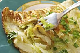 Omelette Legere Aux Poireaux Et Emmental Ww Plat Et Recette Omelette Poireaux Recettes De Cuisine Omelette