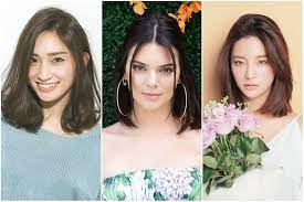Mulai dari model rambut pendek undercut sampai berponi ala pria korea. 15 Model Rambut Sebahu Yang Cantik Untuk Pemilik Wajah Oval Womantalk