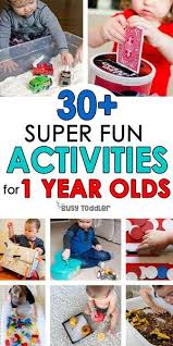 With the big snowstorm hitting this week, it seems that we are going to have a lot of in the house time with our 18 month old son. 40 Fun Easy Activities For 1 Year Olds Busy Toddler Activities For One Year Olds Baby Activities 1 Year Activities For 1 Year Olds