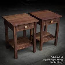 18 Square Shaker Inspired Nightstand End Table Side Furniture Shaker Furniture Wood Sample