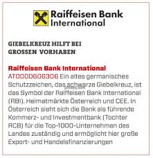 Aktuelle öffnungszeiten für raiffeisenbank filialen in österreich inklusive kontaktdaten wie adresse registrieren sie ihr unternehmen und wachsen sie mit findeoffen österreich und cylex! Raiffeisen Bank International Giebelkreuz Hilft Bei Grossen Vorhaben Ein Altes Germanisches Schutzzeichen Das Schwarze Giebelkreuz Ist