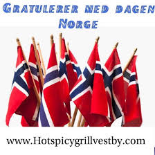 May 17 is norway's national day — all schools, and businesses are closed, except for bars and restaurants (so only fun times on may 17). Gratulerer Med Dagen Norge God Hot Spicy Grill Vestby Facebook