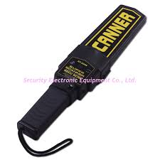 Handheld metal detector security wand. High Sensitivity Supper Wand Hand Held Metal Detector Scanner For Airports
