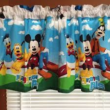 Mickey Mouse Friends Curtain Window Valance Extra Wide 60 Quot Wide Large Images Mickey Mouse Bedroom Mickey Mouse Mickey Mouse And Friends