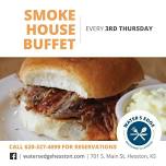 Water's Edge third Thursday Smokehouse Night buffet