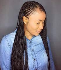 20 Black Woman Cornrow Braid Hairstyles Africanhair Braid Braided Haircuts Hairst Cornrow Braid Styles African Hair Braiding Styles Cool Braid Hairstyles