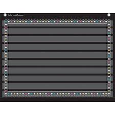 Chalkboard Brights 10 Pocket 17x22 Pocket Chart By Teacher Created Resources