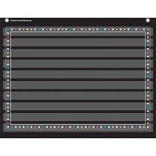 Chalkboard Brights 10 Pocket 17x22 Pocket Chart By Teacher Created Resources