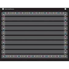 chalkboard brights 10 pocket 17x22 pocket chart by teacher created resources