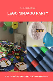 Lego Ninjago Party Der 8 Geburtstag Bloggermumof3boys Kinder Geburtstag Ninjago Geburtstag Basteln Ninja Geburtstag