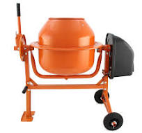 Bétonnière électrique 70L T-Mech 250W 240V – Mélangeur Idéal pour béton,  mortier, ciment – Mélange rapide DIY – Tambour 360º, portable avec roues –  ...