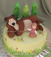 Epingle Par Lana Sur Masha And The Bear Idee Gateau Gateau Masha Et Michka Masha Et Mishka