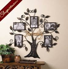Family Tree Decorative Wall Decor Metal Photo Frame Family Tree Wall Decor Family Tree Picture Frames Family Tree Wall
