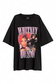 Black And Orange T Shirt Designer Printed T Shirt Black Whitney Houston Ladies H M Gb 2 Whitneyhouston Vintage Rap Tees 90s Shirts Tee Shirt Designs