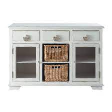 Buffet En Bois Blanc L 126 Cm Credenza Bassa Credenza Bianca Credenza