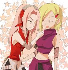 Somewhere In Another Universe Long Haired Sakura Short Haired Ino Naruto Girls Kunoichi Naruto Sakura Uchiha