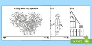 And whatever activity they do, it will only enhance. 100 Days Of School Coloring Pages Teacher Made