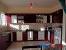 Modern Maroon And White Kitchen Cabinets