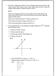 Assalamu'alaikum video kali ini dibuat sebagai syarat akhir semester genap ta 2019/2020, geometri analitik bidang dan ruang. Geometri Analitik Nurlina Math