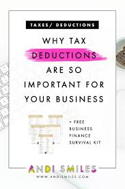 Why Tax Deductions Are So Important For Your Business In 2020 Business Finance Small Business Finance Tax Write Offs