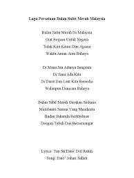 Membuat dan menetapkan kebijakan yang mengacu pada anggaran dasar/anggaran rumah tangga, documents. Lagu Persatuan Bulan Sabit Merah Malaysia Bulan Sabit Merah Di Malaysia Giat Berjasa Untuk Negara Tidak