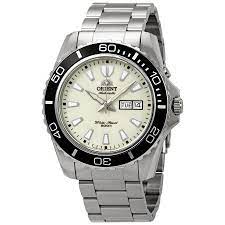 Orient Mako Xl Automatic Cream Dial Men S Watch Fem75005r9 Watches For Men Luxury Watches For Men Dive Watches