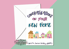 We have hundreds of styles to choose from online, including funny and traditional styles perfect for sending unique housewarming wishes. Funny New Home Card Congratulations On Your New Home And At Etsy Funny New House Of Cards Cards