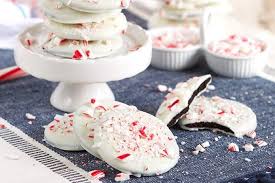 No Bake Peppermint Bark Cookies Recipe Peppermint Bark Cookie Christmas Candy Recipes Peppermint Bark Cookie Recipes