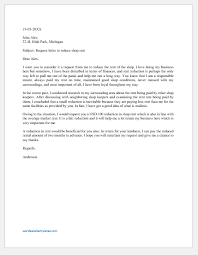 Formal letters can be used by business owners, business partners, managers, employees it is used by employers to formally warn an employee who has conducted himself/herself in such a manner it is crucial that you research ahead of time the full name of the person you are addressing your letter to. Request Letter To Reduce Shop Rent Word Excel Templates