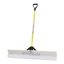 Do not chip at the ice with the shovel as this could gouge the deck surface. The Snowplow Original 48 Inch Blade Snow Pusher Shovel With Handle Walmart Com Walmart Com