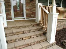 Pavers over concrete concrete porch concrete steps brick pavers pavers patio brick steps stamped concrete patios concrete patio resurfacing diy: How We Installed An Overlay Over A Wood Deck Concrete Decor