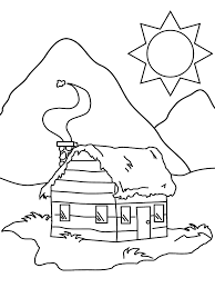 Close This Template Window When Done Printing Coloring Pages House Colouring Pages Kids Colouring Printables