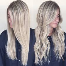 Bright And Blonde With A Smudged Root For A Naturally Grow Out Blondehair Bright Blonde Hair Hair Styles Long Hair Styles