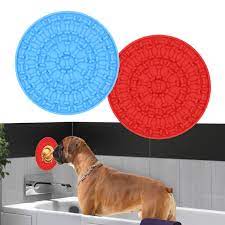 15cm Dog Pet Shower Bath Washing Grooming Distraction Wall Lick Mat Pad Silcone Ebay