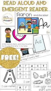 Freebie Alphabet Read Aloud Name Book And Emergent Reader Emergent Readers Read Aloud Rainbow Writing
