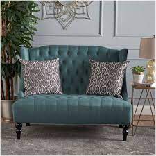 Noble House Holbrook Tufted Loveseat Dark Teal 301392 Best Buy In 2021 Love Seat Tufted Loveseat Noble House