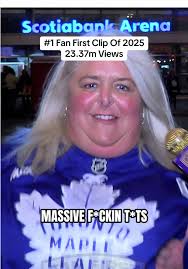 Scottish Woman at Hockey Game