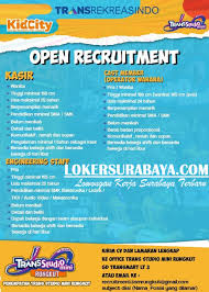 Agam batusangkar bukittinggi dharmasraya nasional padang padang panjang pariaman pasaman payakumbuh pesisir selatan solok about us. Open Recruitment Trans Studio Mini Rungkut Terbaru Juni 2019 Lowongan Kerja Surabaya Januari 2021 Lowongan Kerja Jawa Timur Terbaru