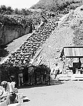 Student visitors were having great fun running up and down the steps. Mauthausen Concentration Camp Wikipedia