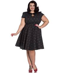 Allez sur floryday pour commander des vintage robes tendance pour femme à prix abordable. Robe Rock Pin Up Grande Taille Hell Bunny 4815 Sophie Mid