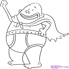 Captain underpants online colouring pages. Captain Underpants Coloring Pages