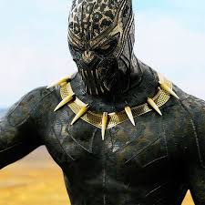 Erik Killmonger S Golden Jaguar Suit Golden Jaguar Black Panther Art Black Panther Marvel